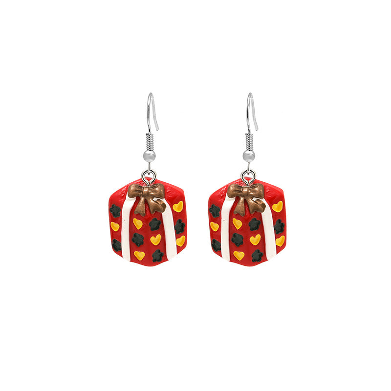 Alloy Christmas series earrings (Minimo de Compra 2) MIC-MDD078