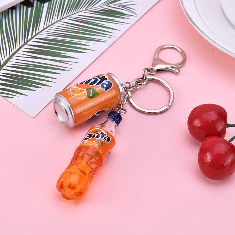 Keychains For Backpacks PVC Cola Bottle Keychain Minimo de compra 2 MIC-YY029