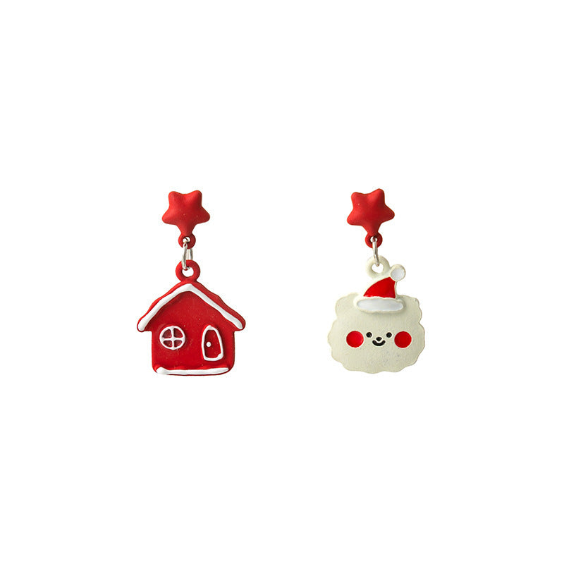 Alloy Christmas New Cartoon Earrings MYA-QingH010