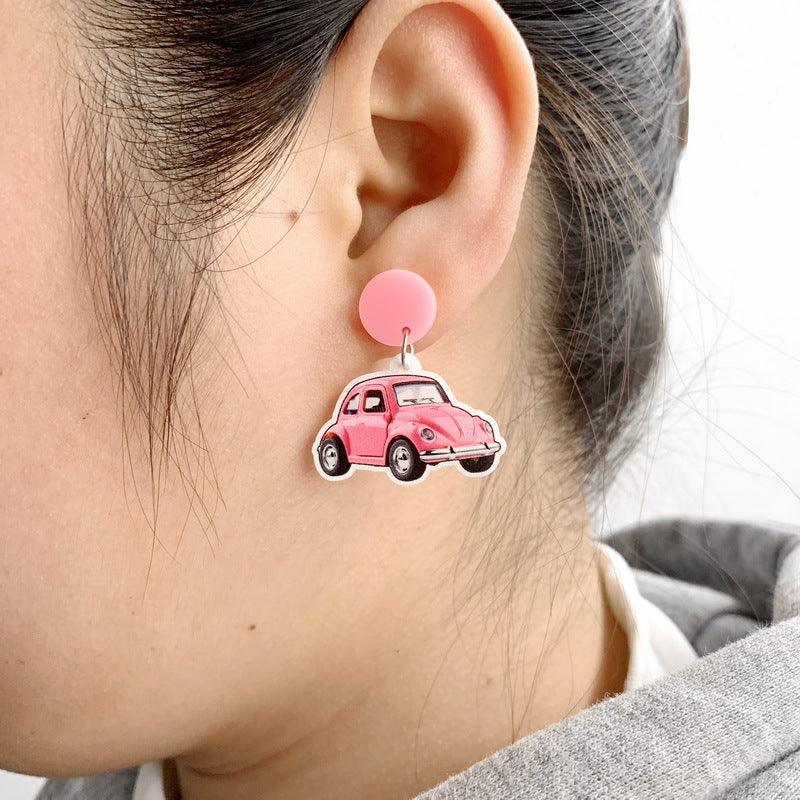 Acrylic Car Earrings MYA-XueP126