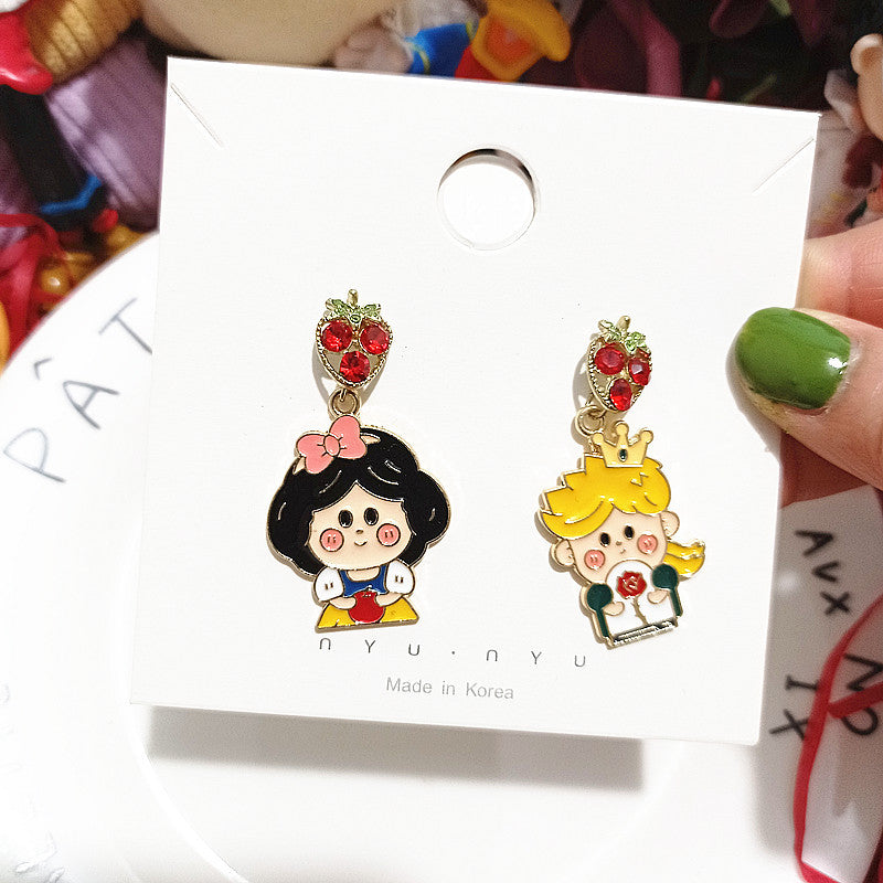 Alloy simple princess prince earrings MIC-XingJ016