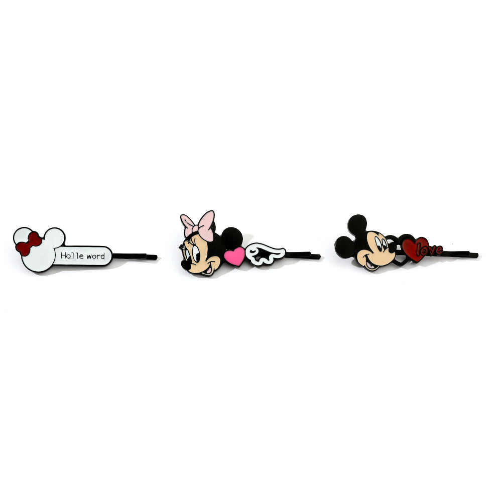 Alloy cute cartoon one line hair clip (Minimo de compra 2) MIC-YunX006