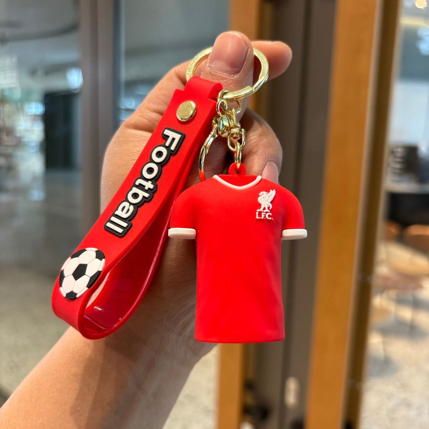 PVC football jersey keychain MIC-PengY048