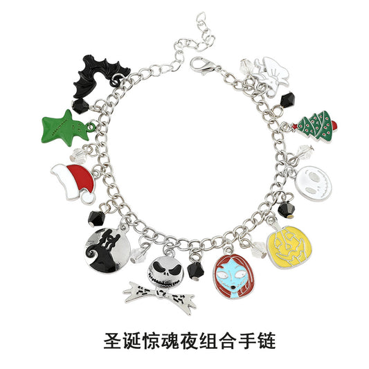 Alloy Christmas Horror Night Bracelet (Minimo de Compra 4) MYA-BoS001