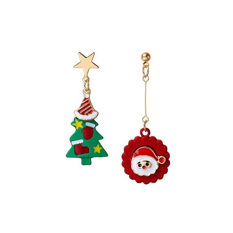 Alloy Christmas series earrings (Minimo de Compra 2) MIC-MDD076