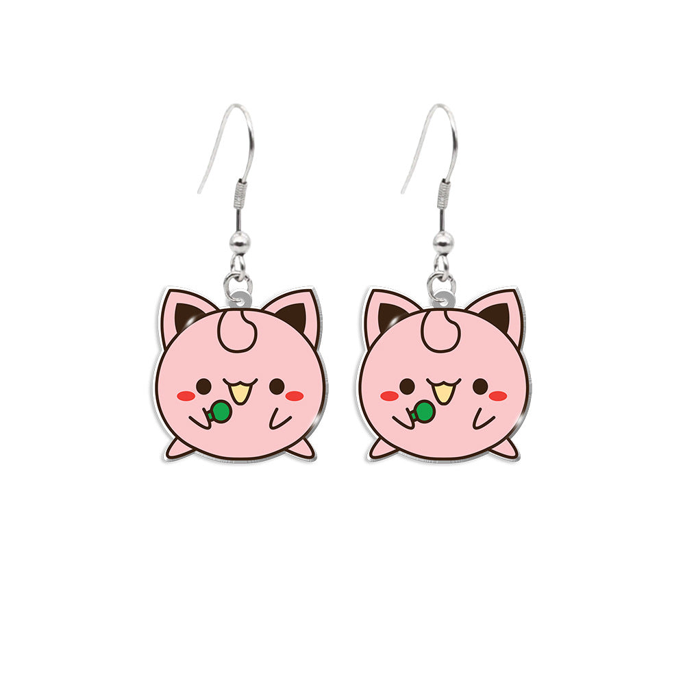 Alloy cartoon anime elf earrings (Minimo de compra 5) MIC-XiangL104