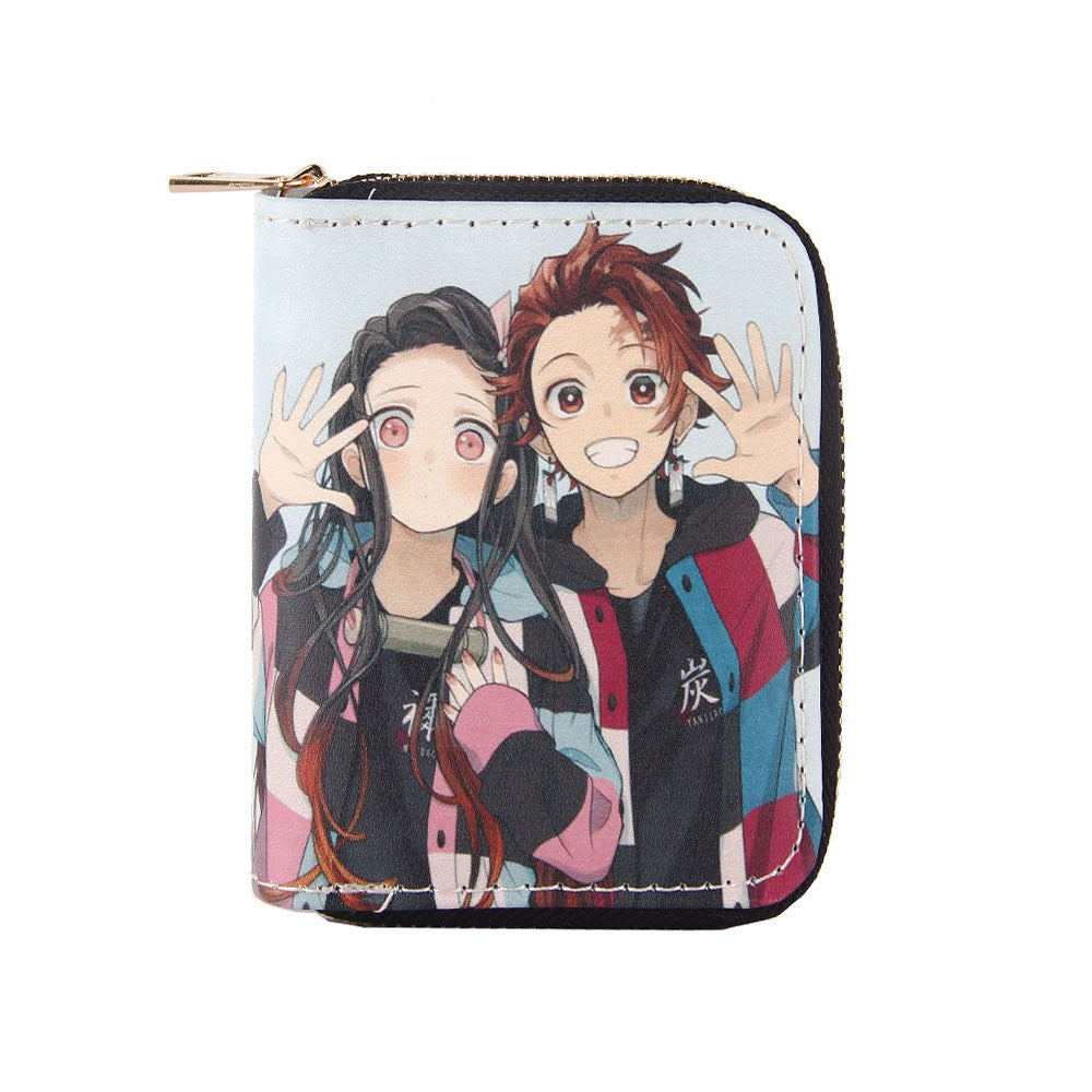 animation short PU zipper wallet (F) MIC-DengX002