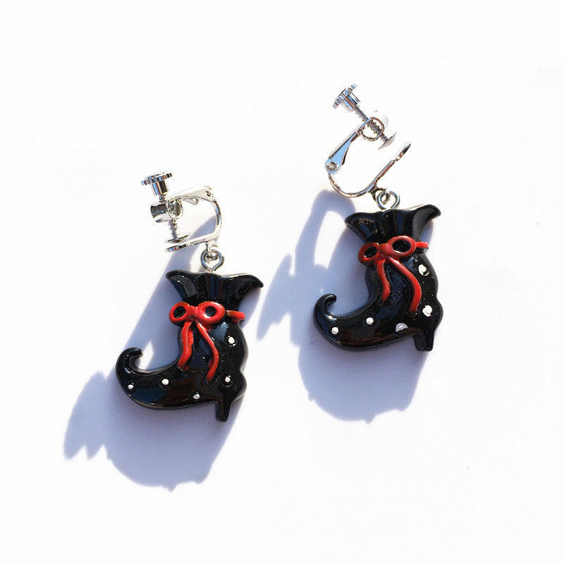 Acrylic funny Halloween earrings MIC-ChouT002