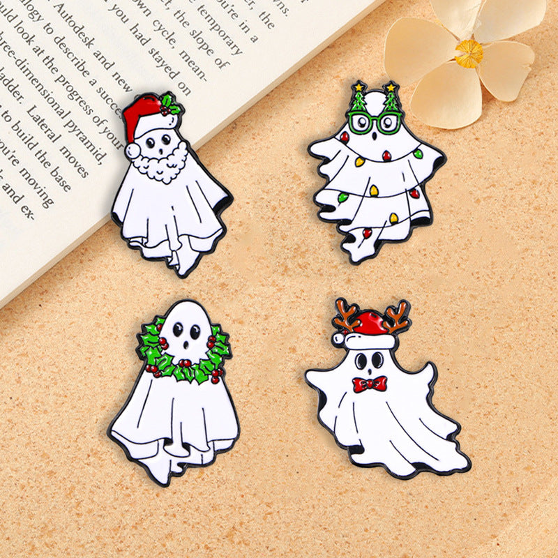 Alloy Christmas series cartoon brooch (Minimo de Compra 5) MIC-YiN019