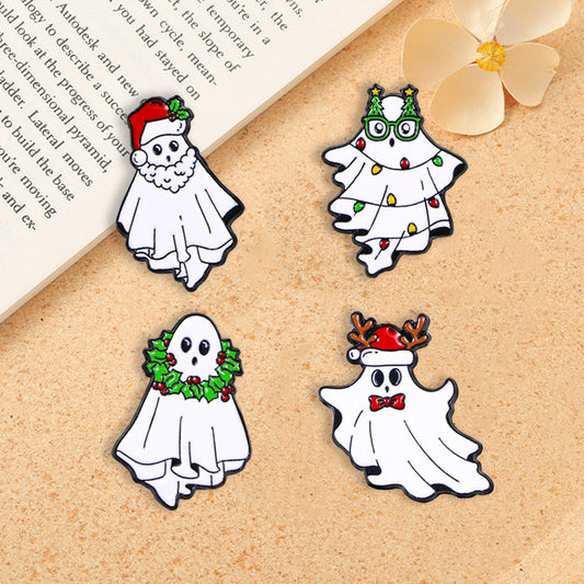 Alloy Christmas series cartoon brooch (Minimo de Compra 5) MIC-YiN019