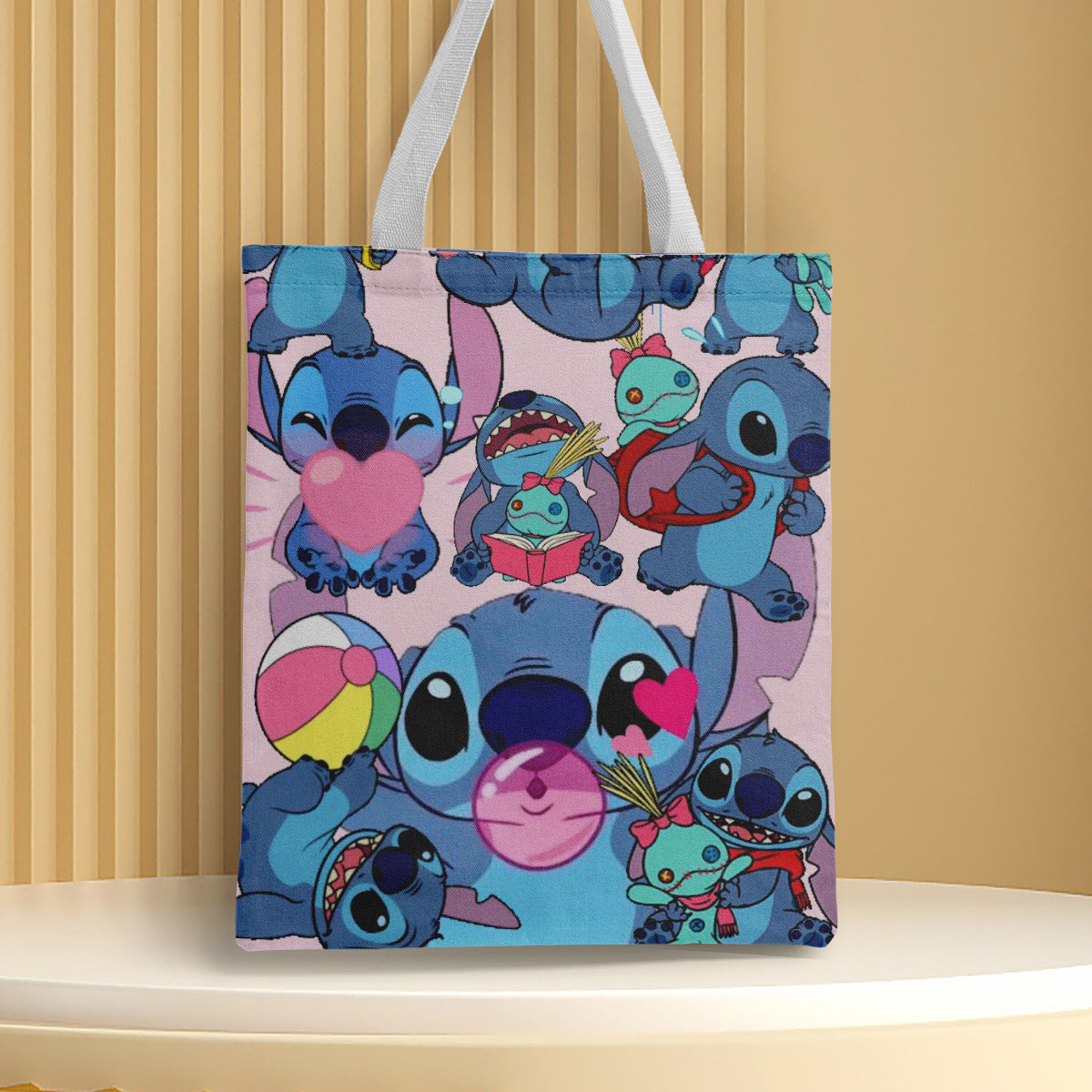 Polyester cartoon printed canvas bag (Minimo de Compra 2) MYA-QB001