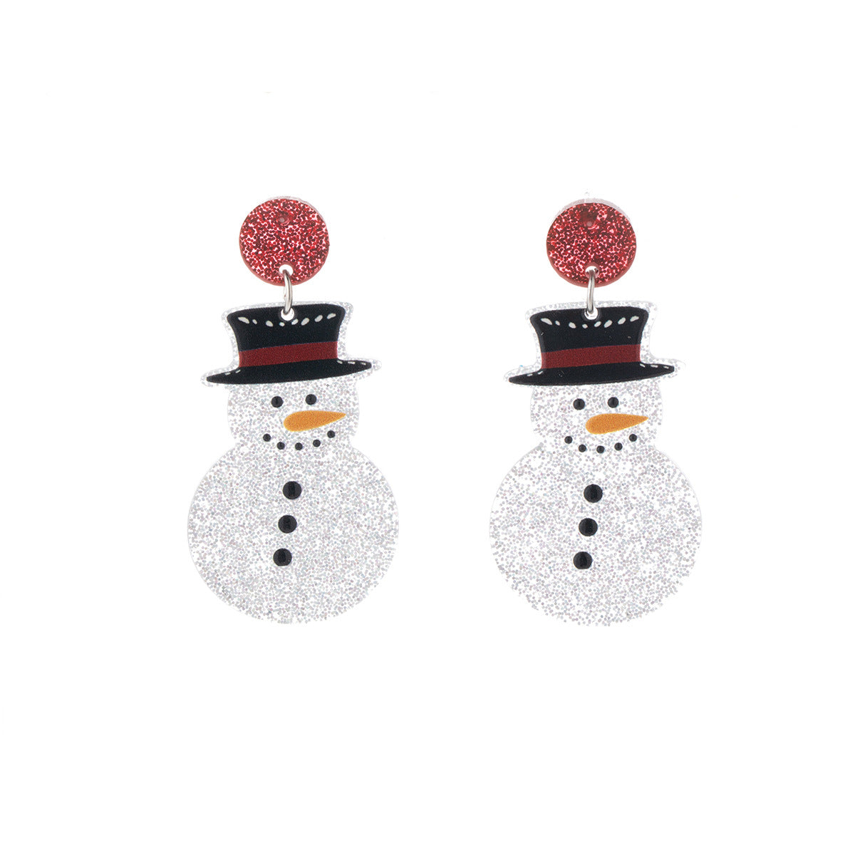 Alloy Christmas Cute Christmas Snowman Earrings MIC-MDD192