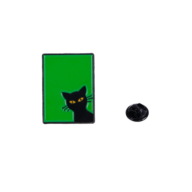 Alloy Halloween Cat Breast Pin (Minimo de Compra 5) MIC-YiN028