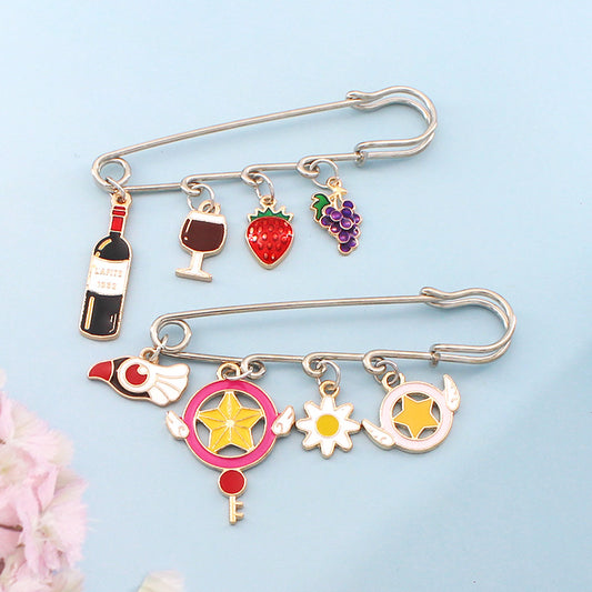 Alloy cartoon animal brooch (Minimo de compra 2) MIC-LiY004