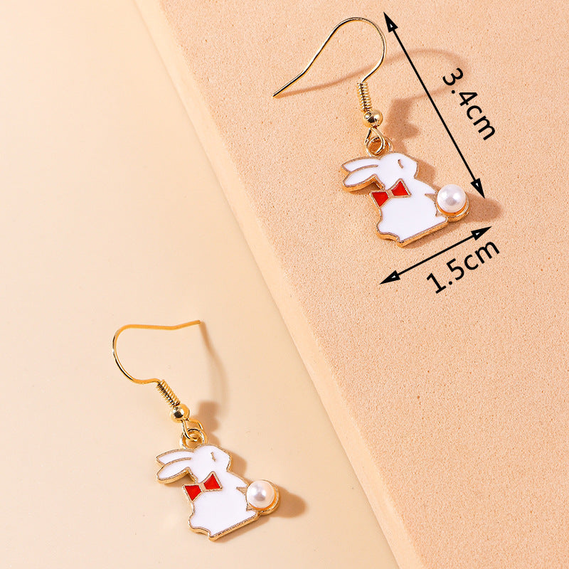 Acrylic cartoon sweet and cute cat earrings (Minimo de Compra 2) MYA-YueS010