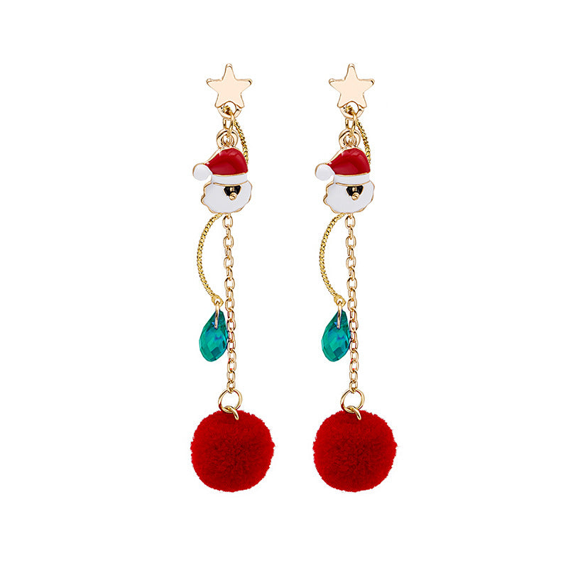 Alloy Christmas series earrings (Minimo de Compra 2) MIC-MDD079