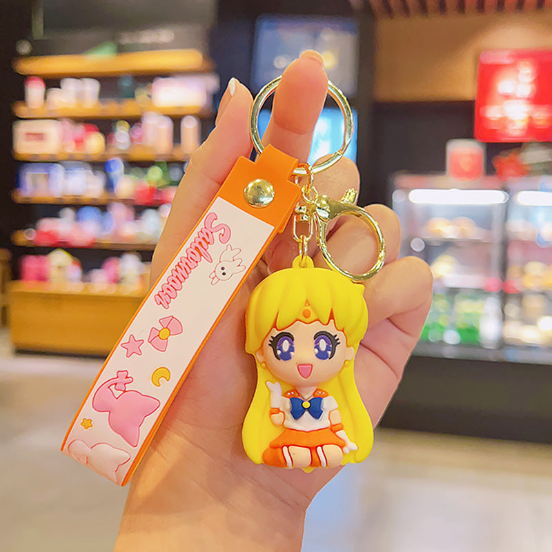 PVC cartoon cute pet cute keychain MYA-YiD044