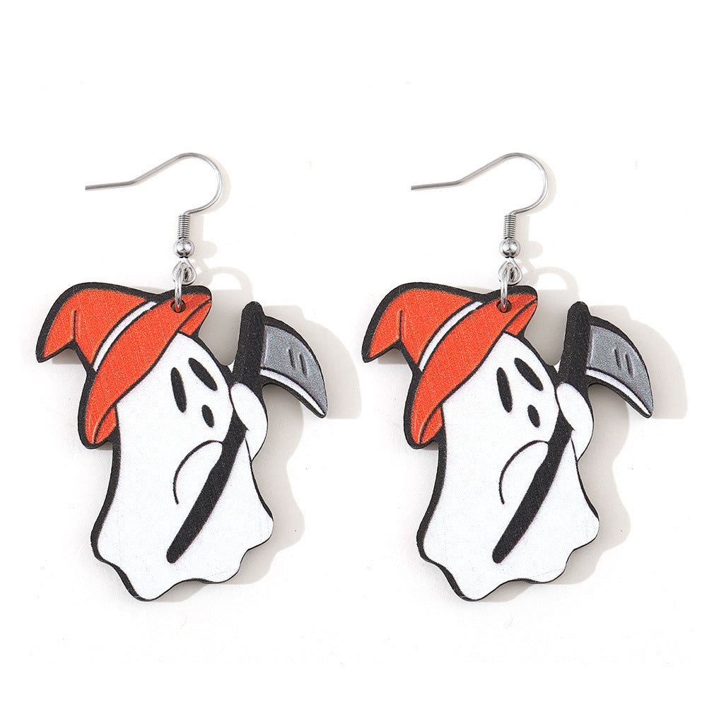 Acrylic New Halloween Collection Earrings (Minimo de Compra 2) MYA-ChuL003