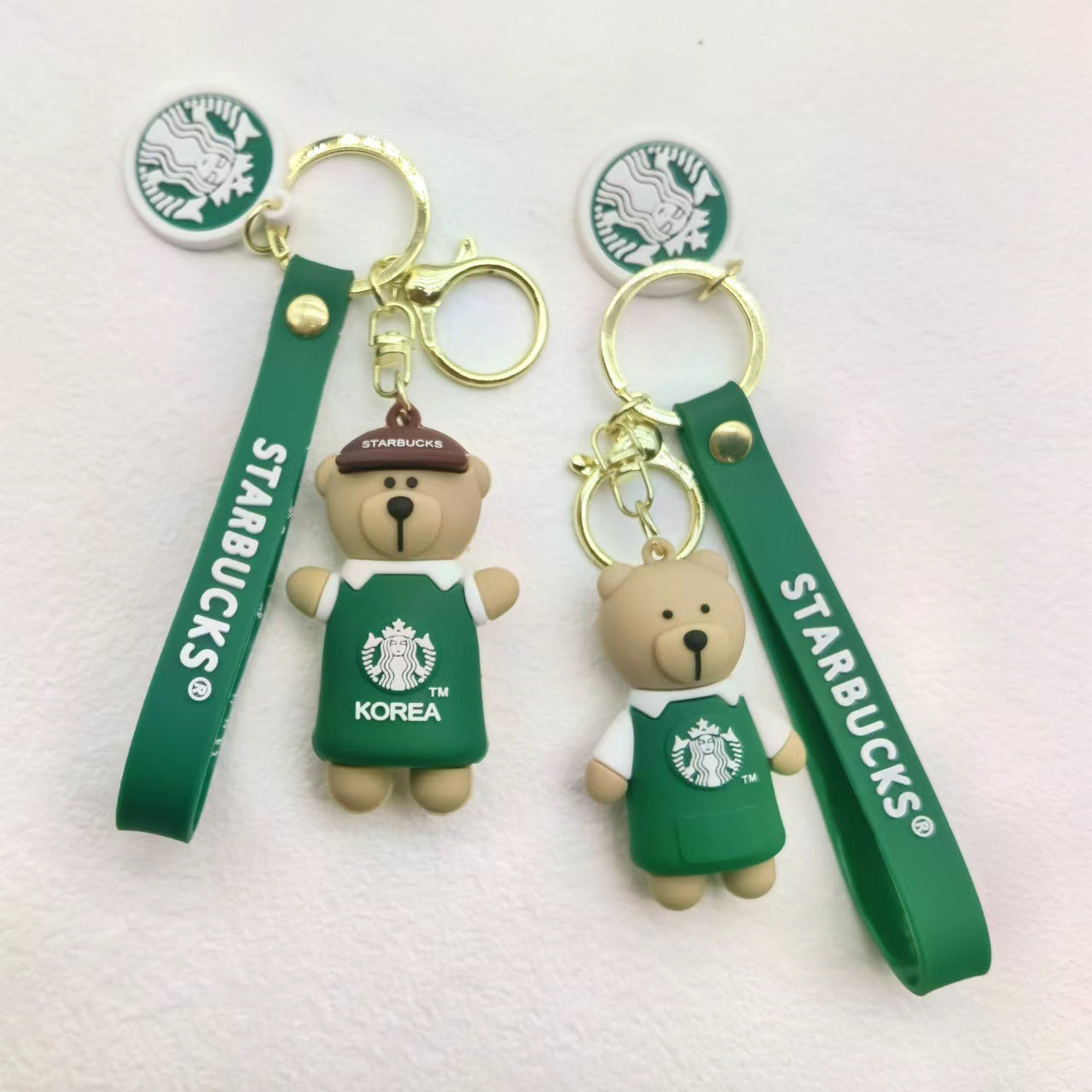 Keychains PVC Hardware Cute Cartoon Bear (M) Minimo de compra 2 LiangQ002