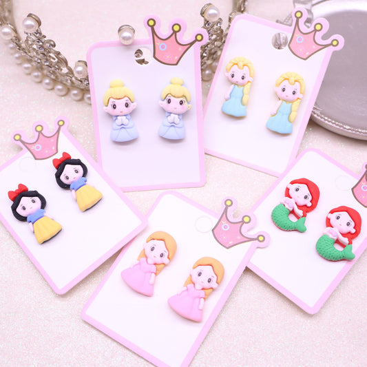 Resin cute cartoon princess ear clip (Mimimo de compra 2) MYA-MuM007