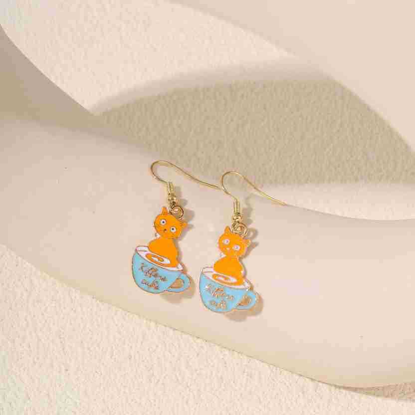 Alloy cute kitten earrings (Minimo de compra 2) MIC-KuL001