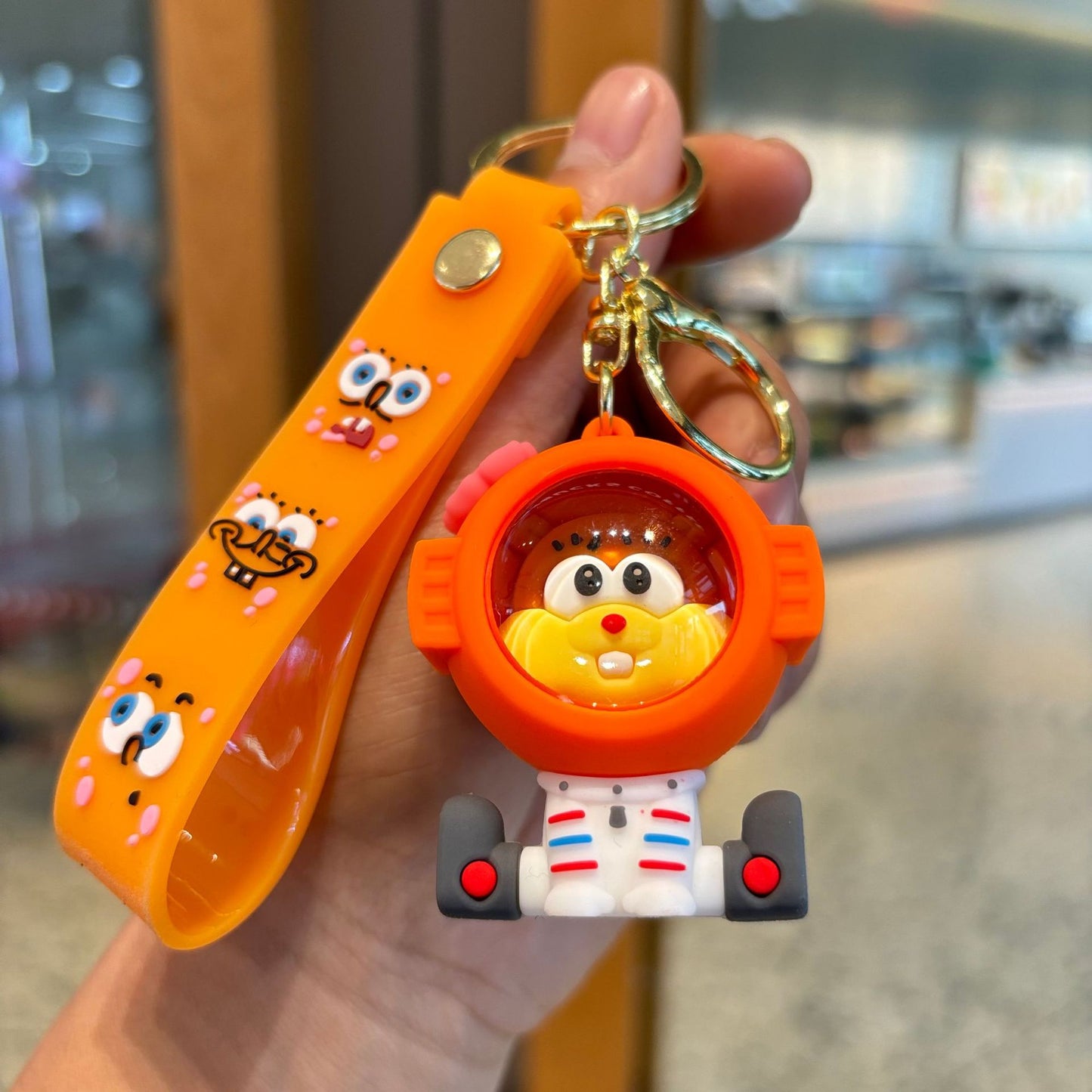 PVC cartoon sponge baby keychain MIC-PengY049