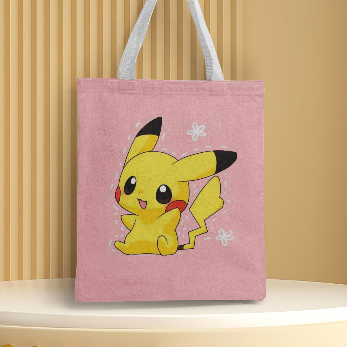 Polyester cartoon canvas shoulder bag (Minimo de Compra 2) MYA-QB004