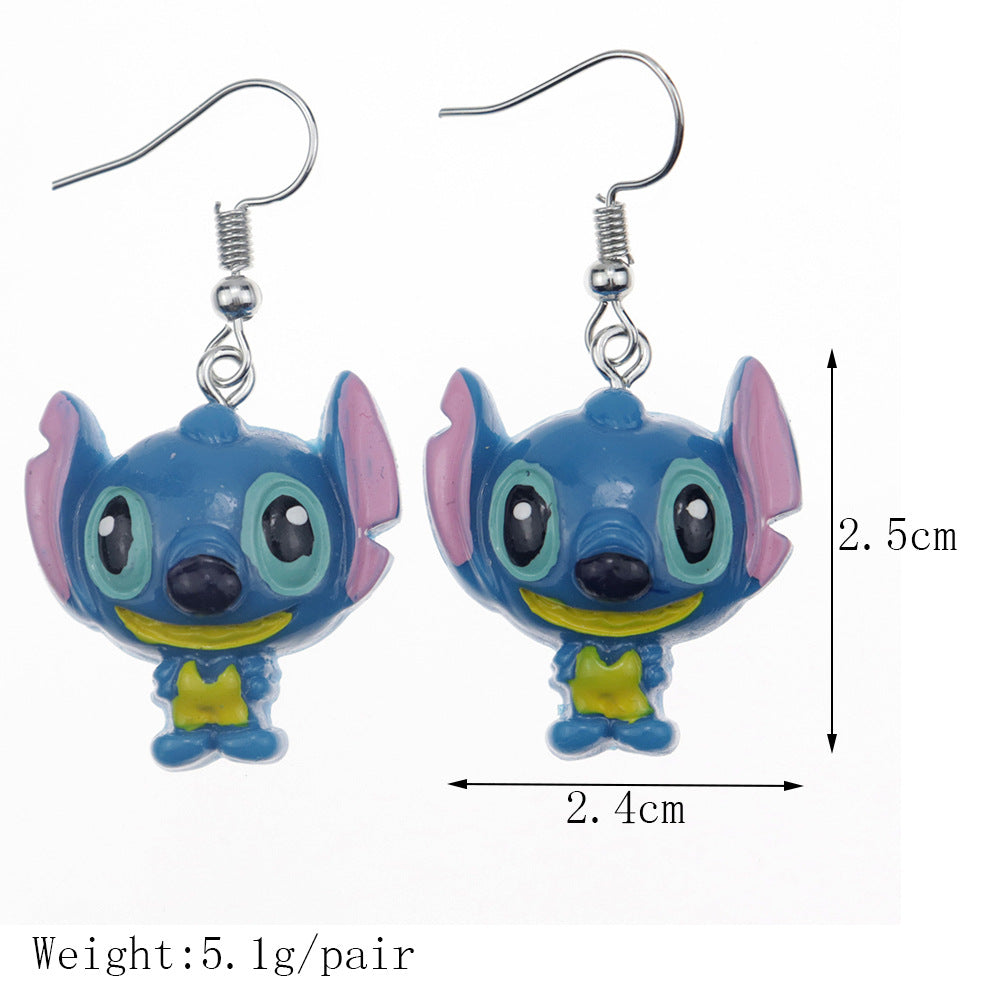 Cartoon animal earrings US-NiQ014