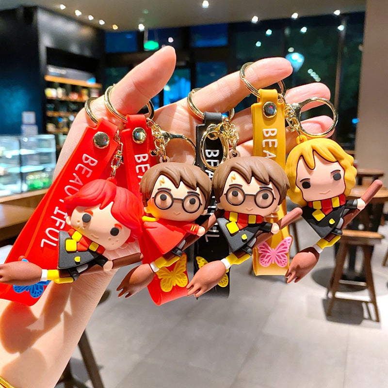 Cartoon Anime Silicone Keychains GongZe001