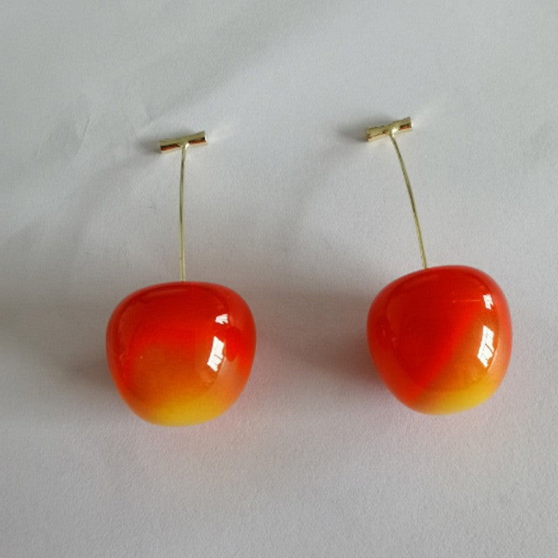 Alloy cute and energetic cherry earrings (Minimo de compra 2) MIC-KuL009