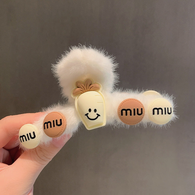 Plush cartoon cute hair clip (Minimo de compra 2) MYA-MiaoD003