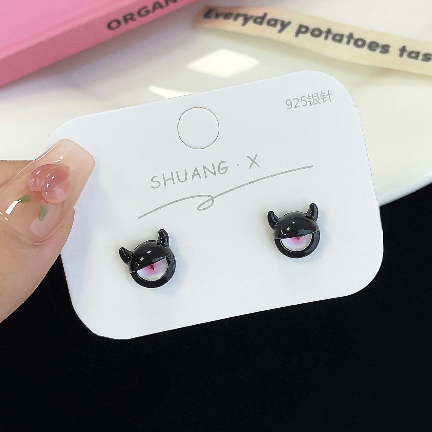 Metal Demon Little Monster Earrings MIC-ShuangX044