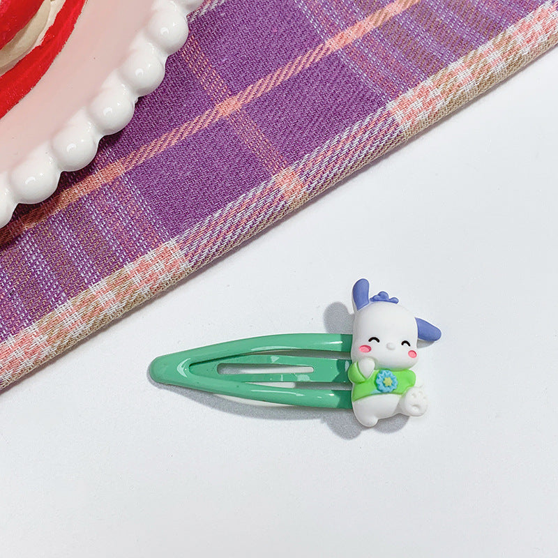 Acrylic cute cartoon hairpin MIC-DiLan008