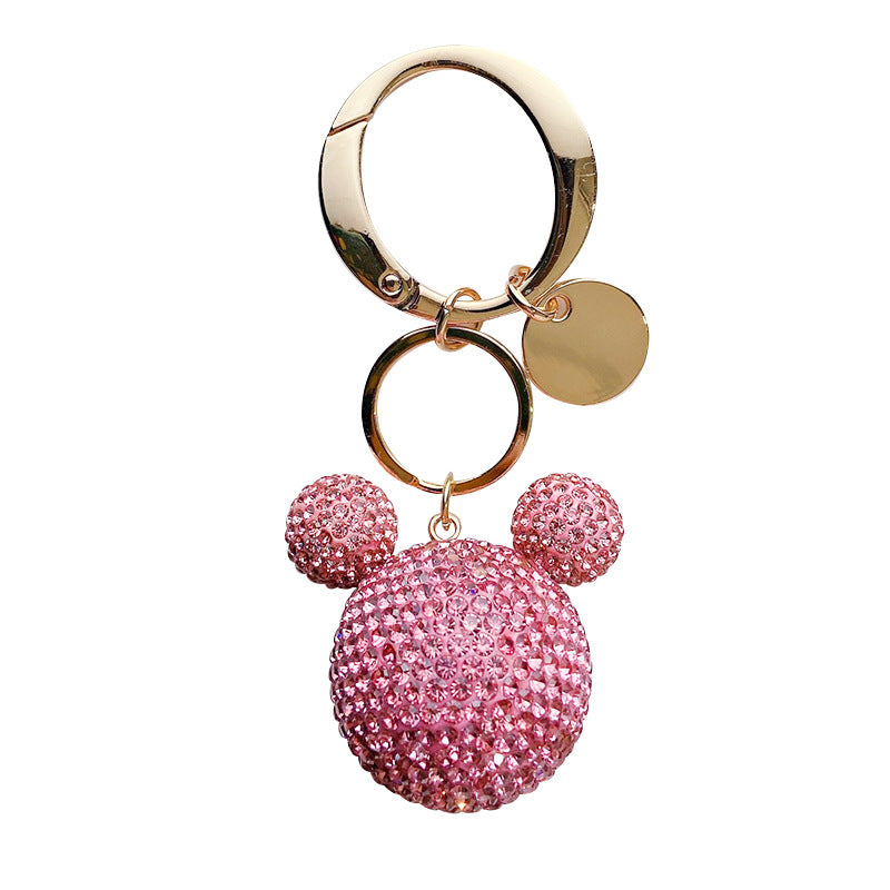 Diamond cartoon doll key chain  （Minimo de compra 2） MYA-LianX002