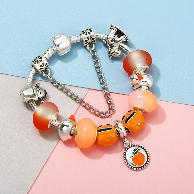 Alloy DIY Pandora Cartoon Bracelet MYA-LiY027