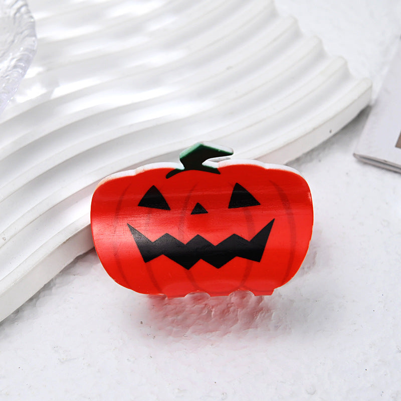 Plastic Halloween Pumpkin Bat Hair Clip (Minimo de Compra 10) MIC-HangX004