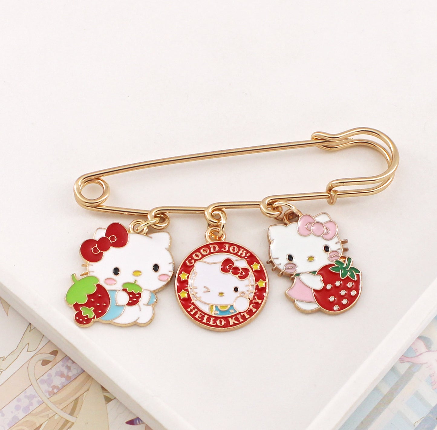 Alloy cute cartoon anime brooch (Minimo de compra 2) MYA--LiY039