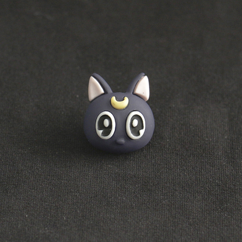 Alloy black cat Luna brooch (Minimo de Compra 3) MIC-XiuH006