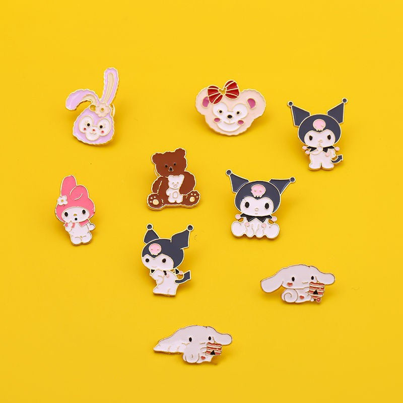 Alloy Star Delu Rabbit brooch (Minimo de compra 2) MIC-DongQ015