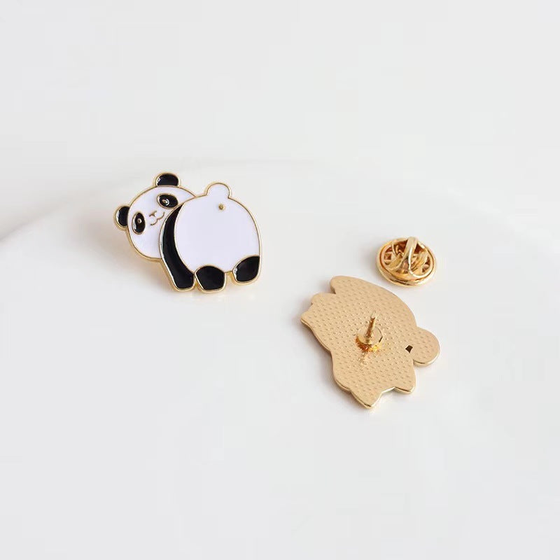 Alloy cute pouting animal brooch MIC-QiSen020