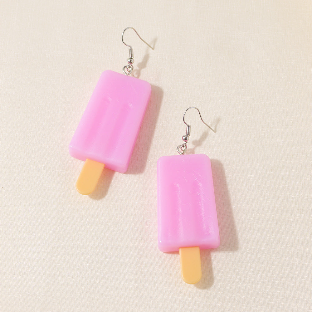 Alloy Popsicle Earrings (Minimo de Compra 2) MIC-YingM015