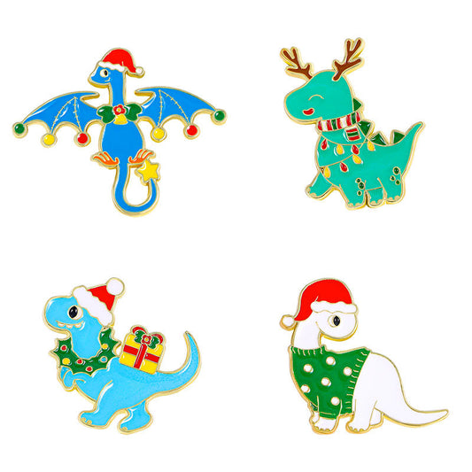 Alloy Christmas series cartoon brooch (Minimo de Compra 5) MYA-YiN016