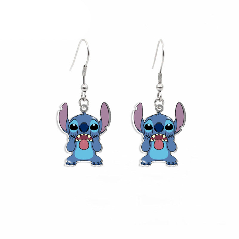 Alloy cartoon cute earrings (Minimo de Compra 2) MIC-ZhaoH002