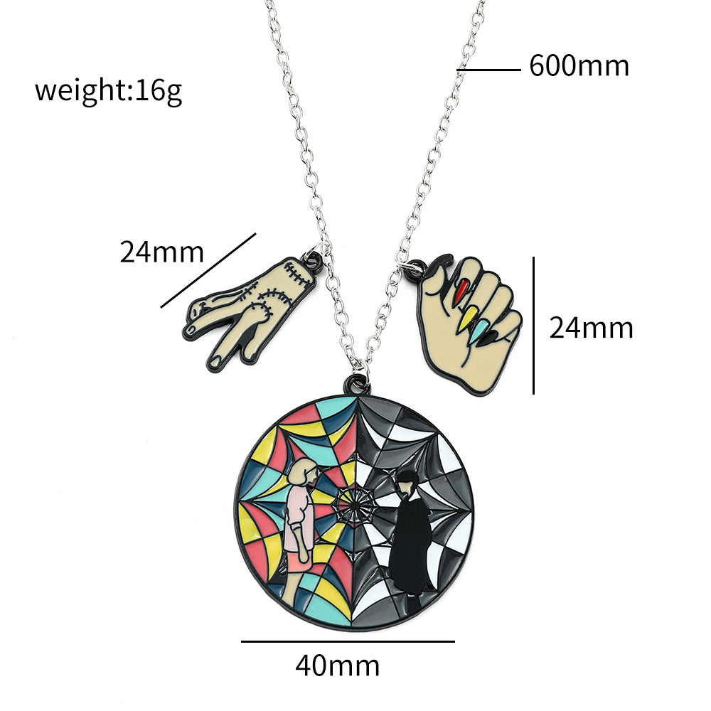 Alloy Black Wednesday Bracelet (Minimo de Compra 4) MIC-BoS014