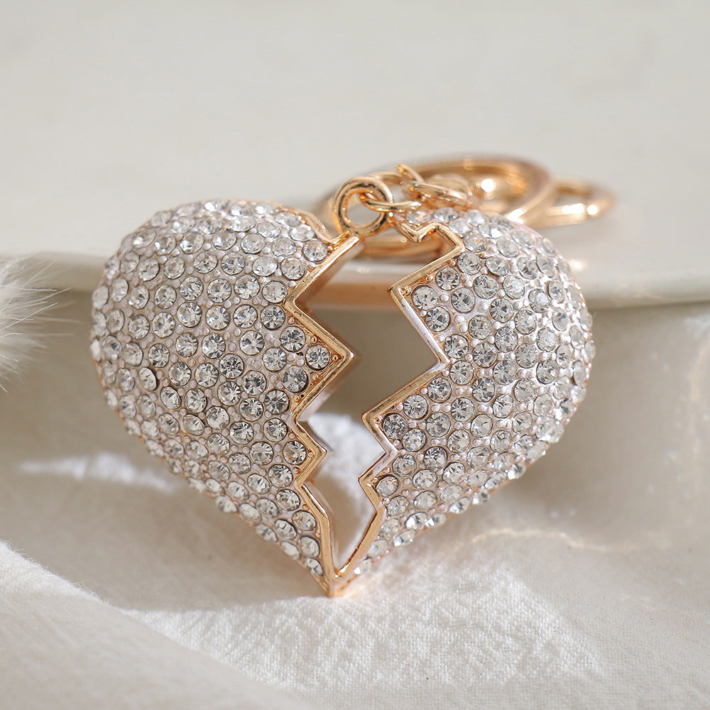 Diamond Heart keychain  (Minimo de compra 2) MIC-ChaoK007