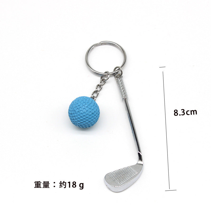 Keychains Metal PVC German Golf Balls MIC-XXing011