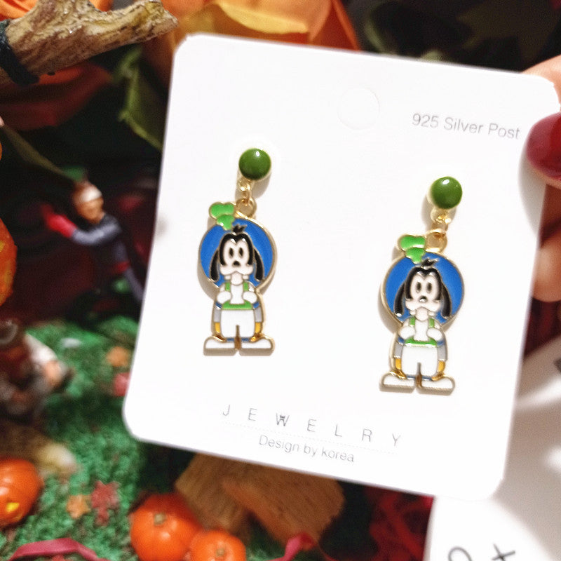 Alloy cartoon cute astronaut earrings MYA-XingJ072