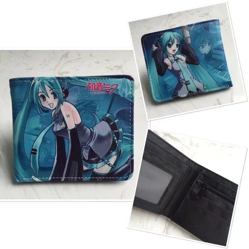 PU cartoon anime short zipper wallet MIC-ChangY008