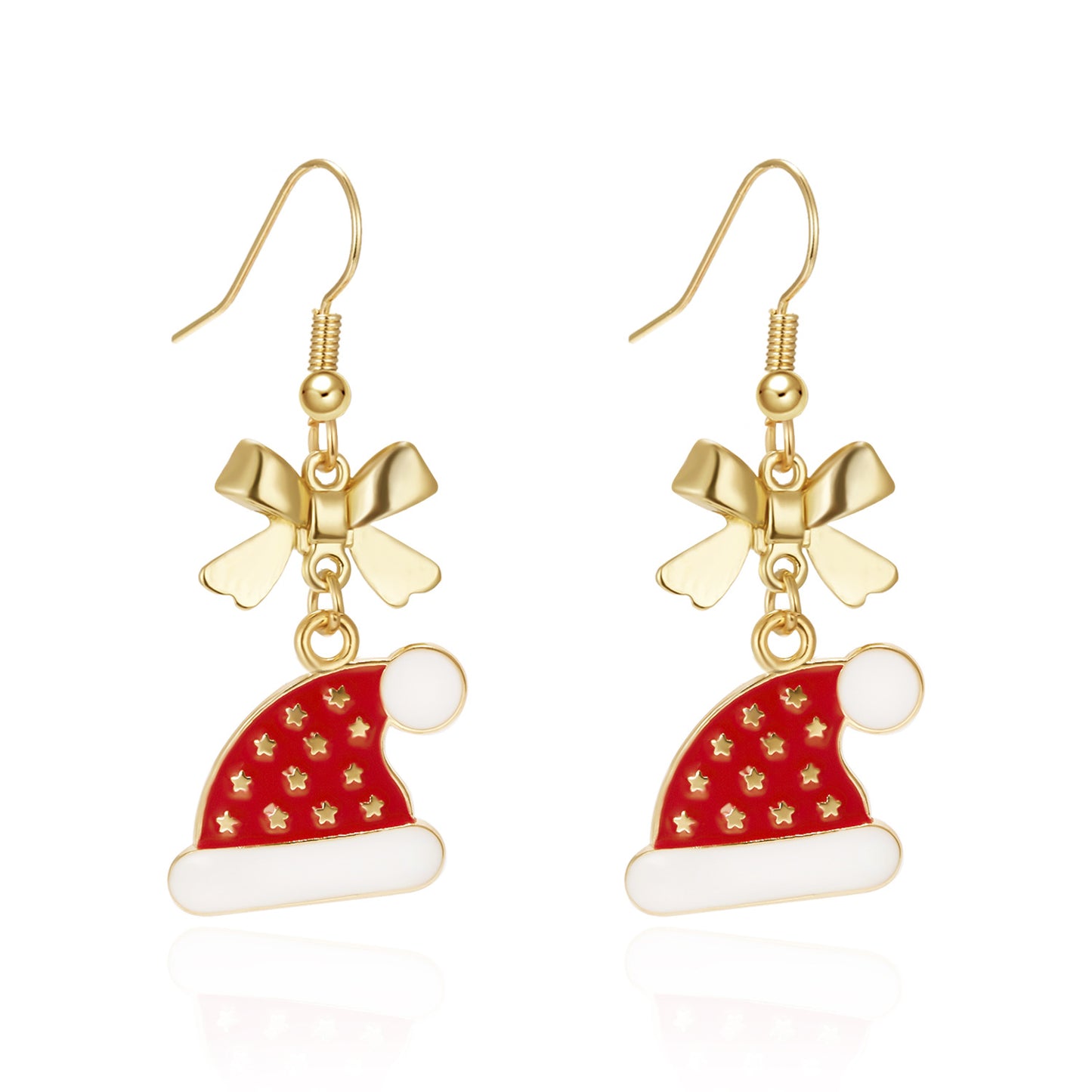 Alloy Christmas earrings (Minimo de Compra 2)  MIC-YingH003