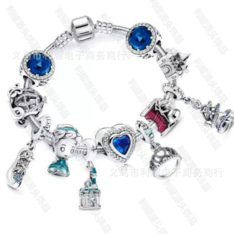 Alloy DIY Pandora Cartoon Bracelet MIC-LiY032